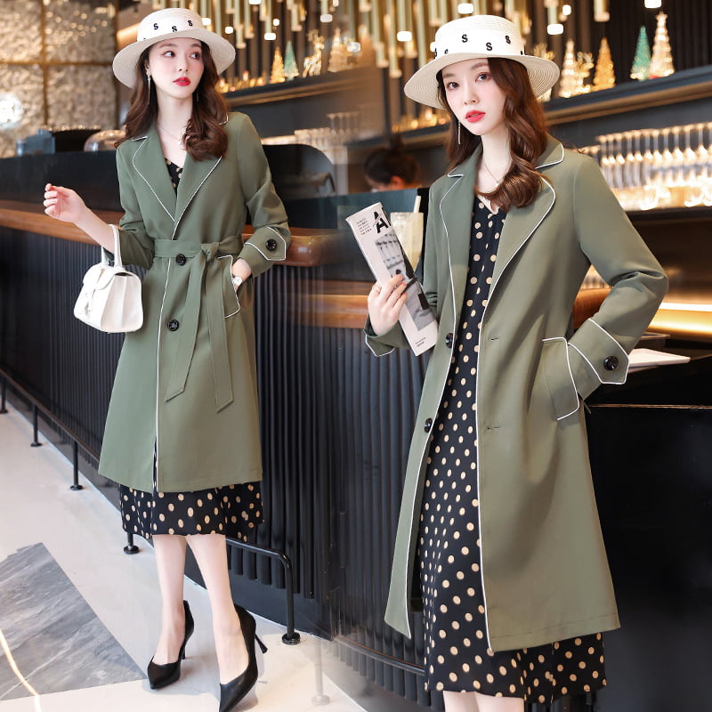 British Style Lapel Long Coat