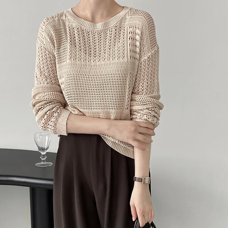 Languid Style Knitted Sweater