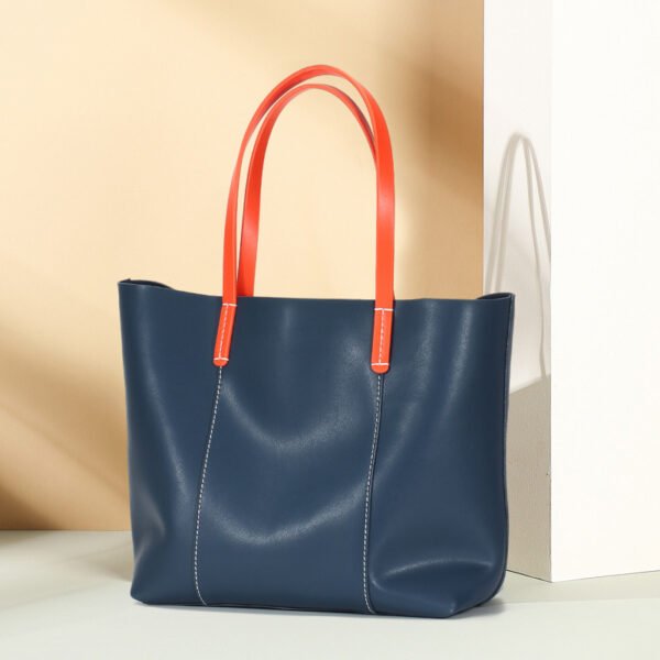 Retro Large Genuine Leather Tote Bag – YiQ Creations