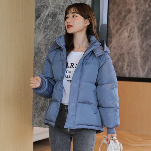 Korean Hooded Puffer Jacket – YiQ Creations