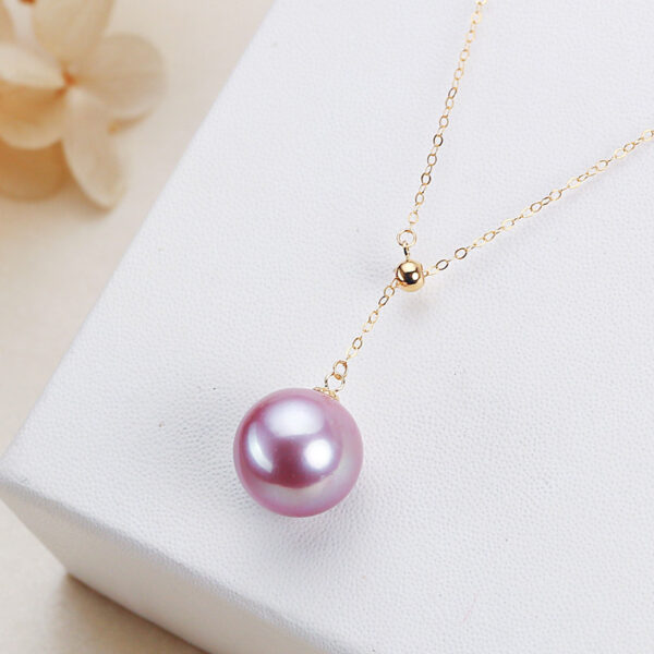Light Purple Pearl Pendant Necklace – YiQ Creations