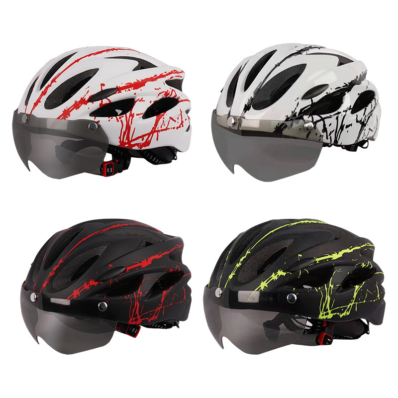 Magnetic Visor Cycling Safety Helmet
