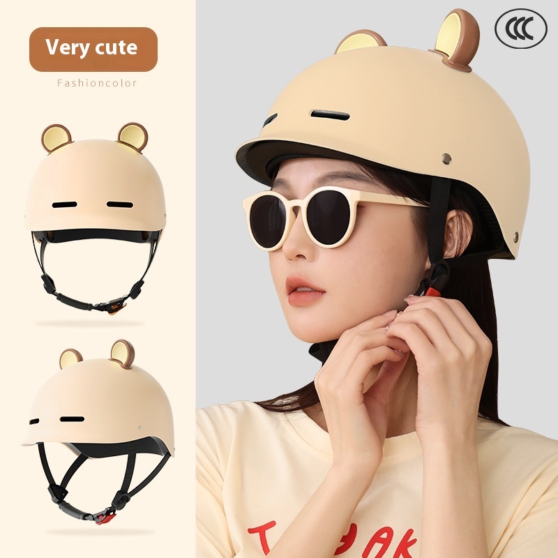 Cute Motorcycle Half Helmet
