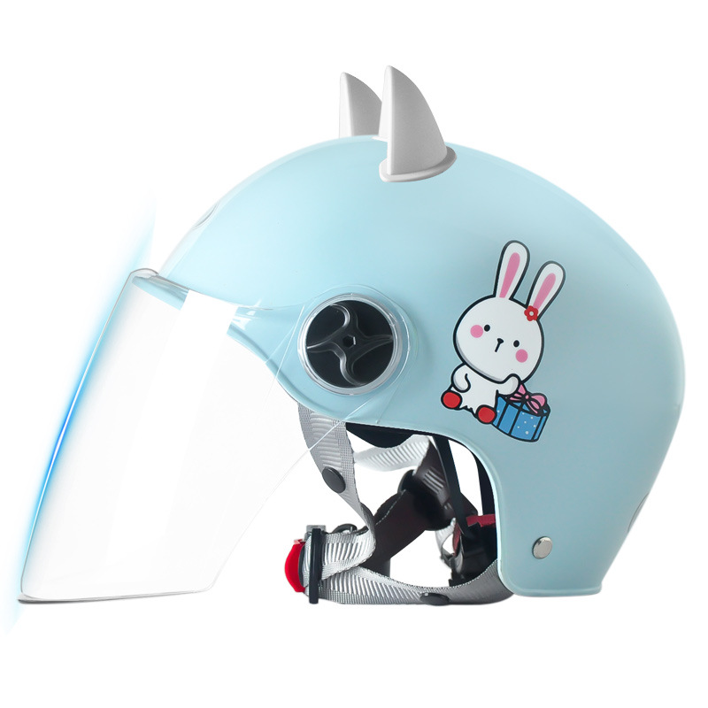 Child Motorcycle Half Helmet with Visor
